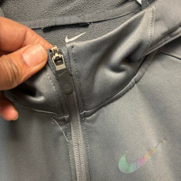 Nike Dri-fit Jacket Men's Large Running Outdoors Gorp Core Warm Performance Read - Picture 8 of 9